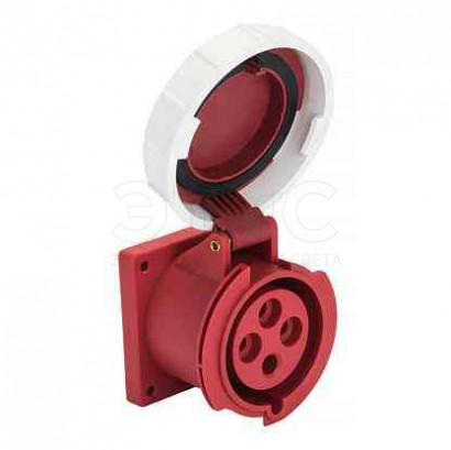 Розетка стационарная внутренняя 16А IP67 380В 3142 3Р+РЕ PROxima